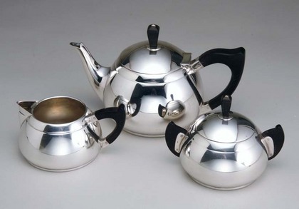 Art Deco Dutch Silver Teaset (3 piece)